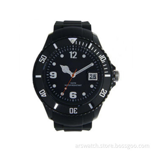 Silicone analog watch for promotion